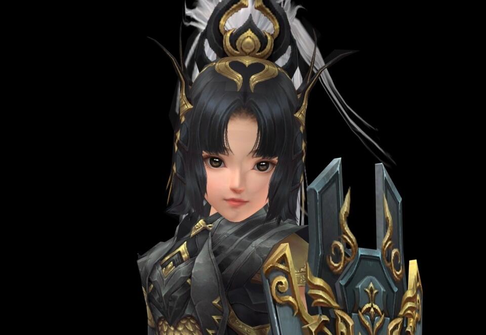 剑三网游苍雪龙城男女主角人物 古代男女剑客侠客角色3d模型