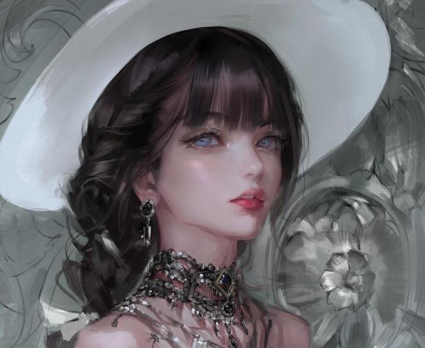 推特画师《BM94199》笔下灵气十足女主CG插画