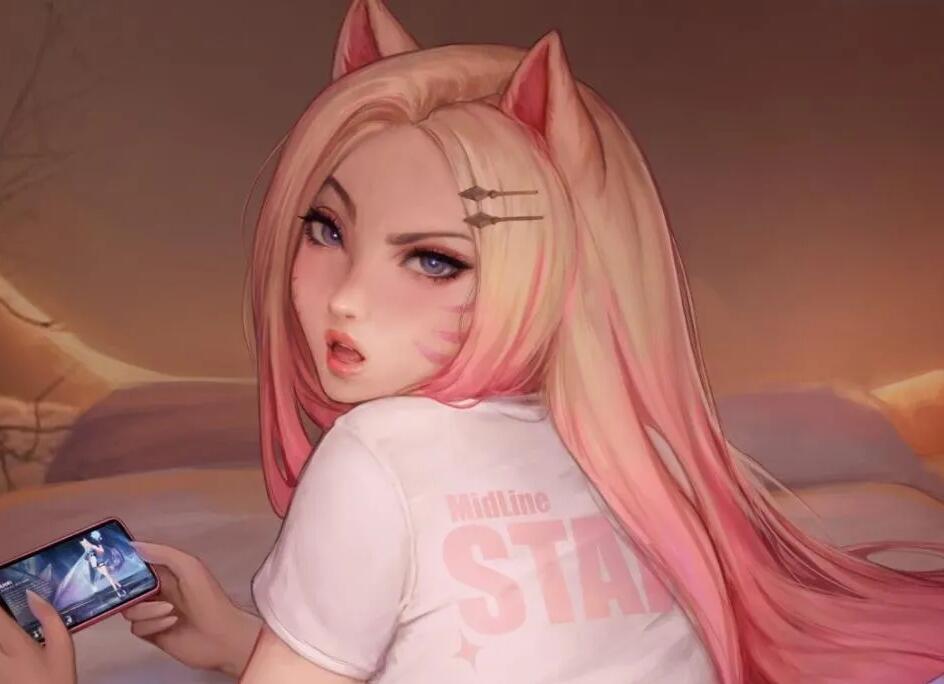 Kittew画师21年12月肉感十足的CG插画作品
