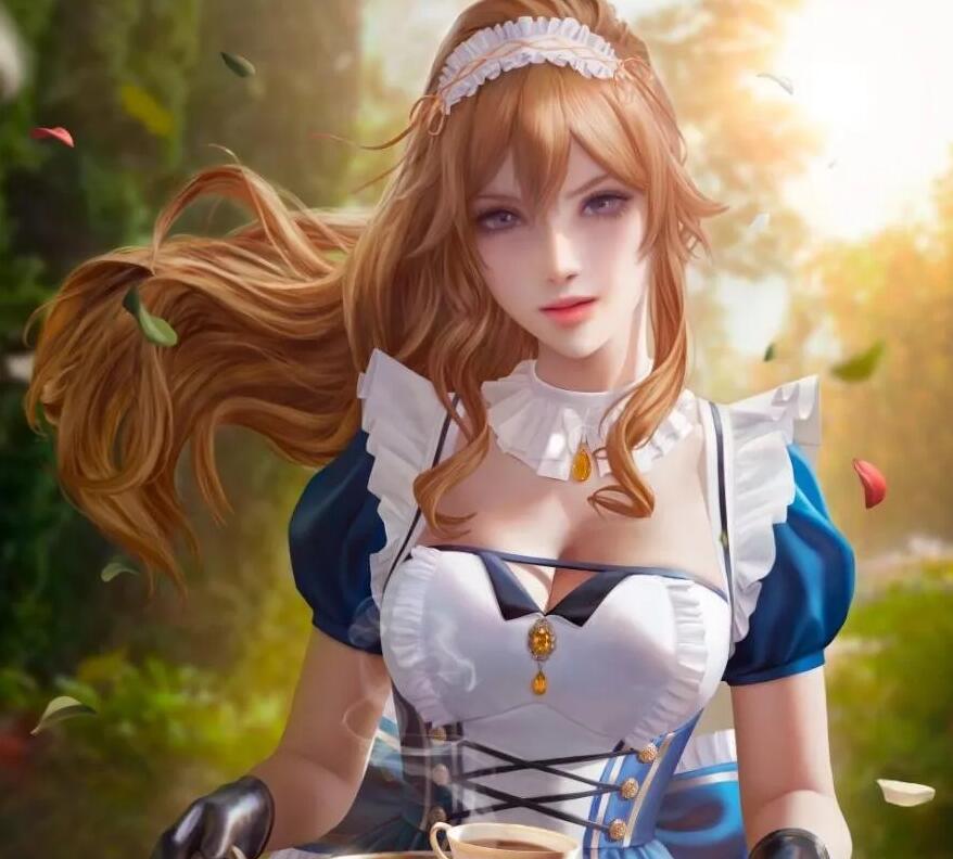 22年8月39期Wickellia插画家新作如梦如幻女角色CG原画