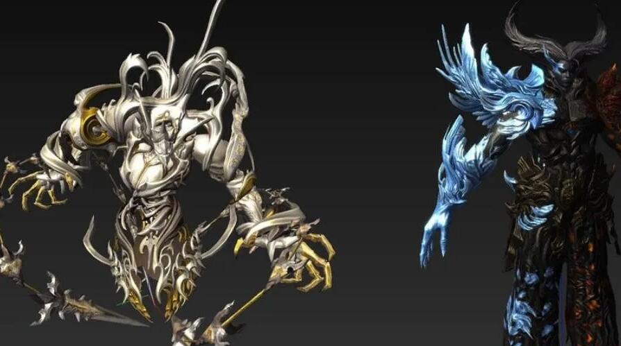 79个质量很高的 次时代剑灵的怪物3D模型