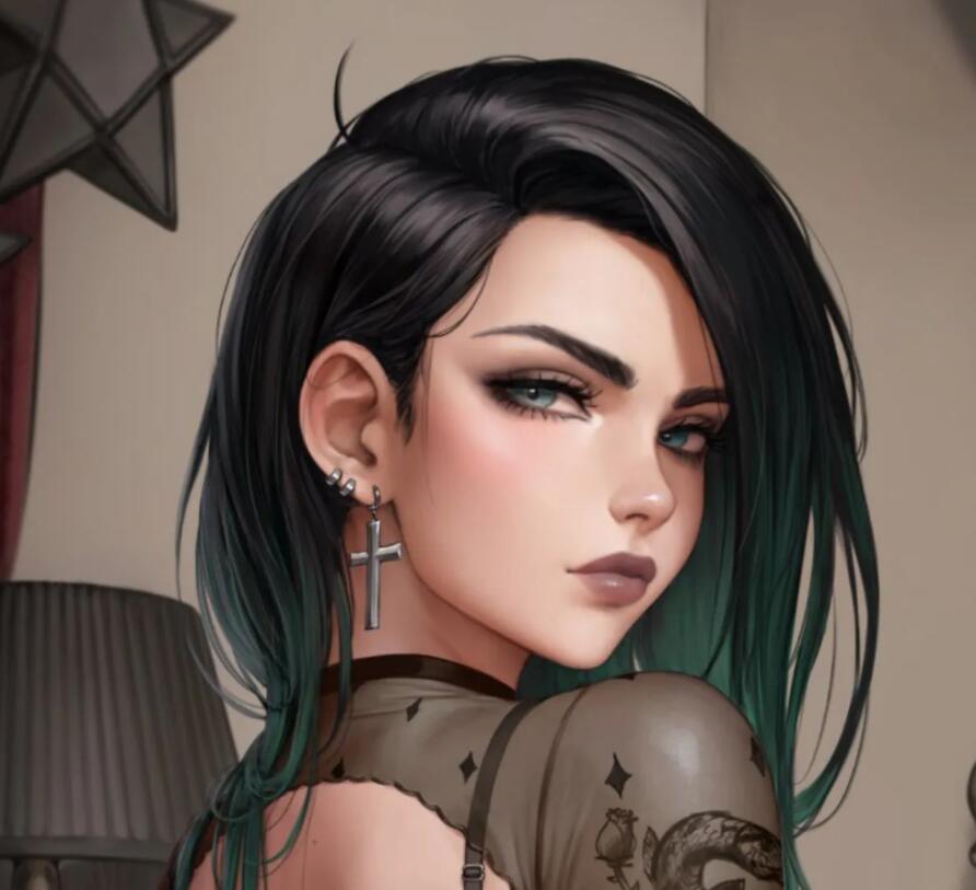 Sciamano240画师23.2月清纯可爱画面绚丽cg插画作品