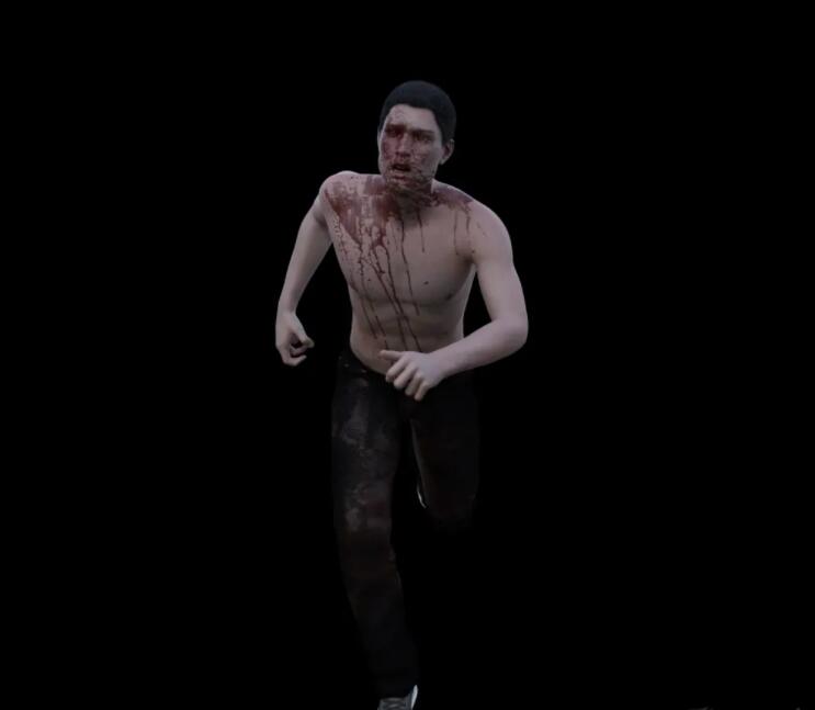 逼真即视感街道僵尸群集3D模型合集