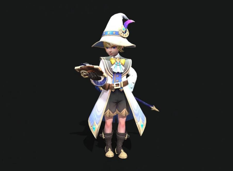 小魔法师 小帅哥 小仙子 小魔仙 术士 巫师3D模型