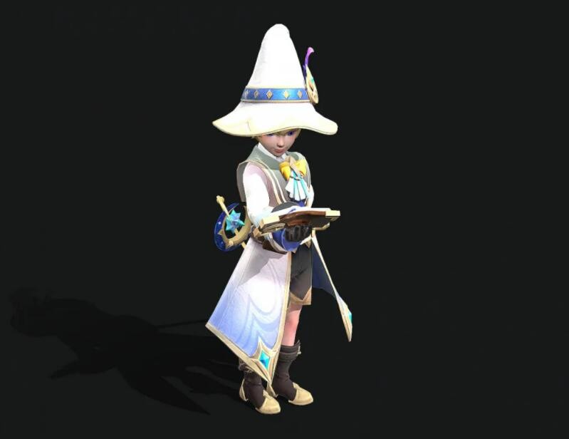 小魔法师 小帅哥 小仙子 小魔仙 术士 巫师3D模型