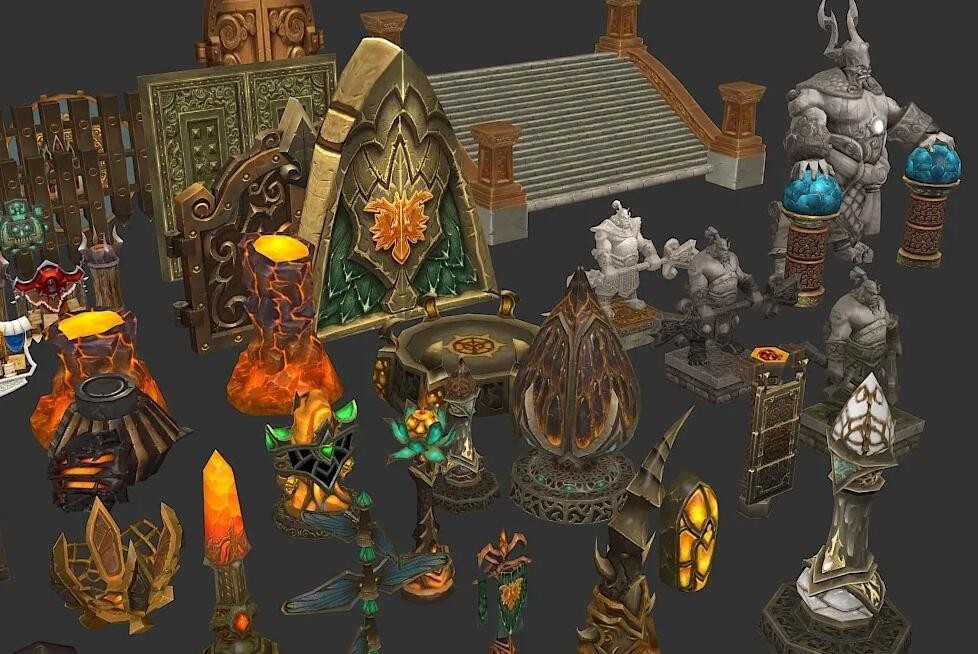 魔兽世界3D游戏模型