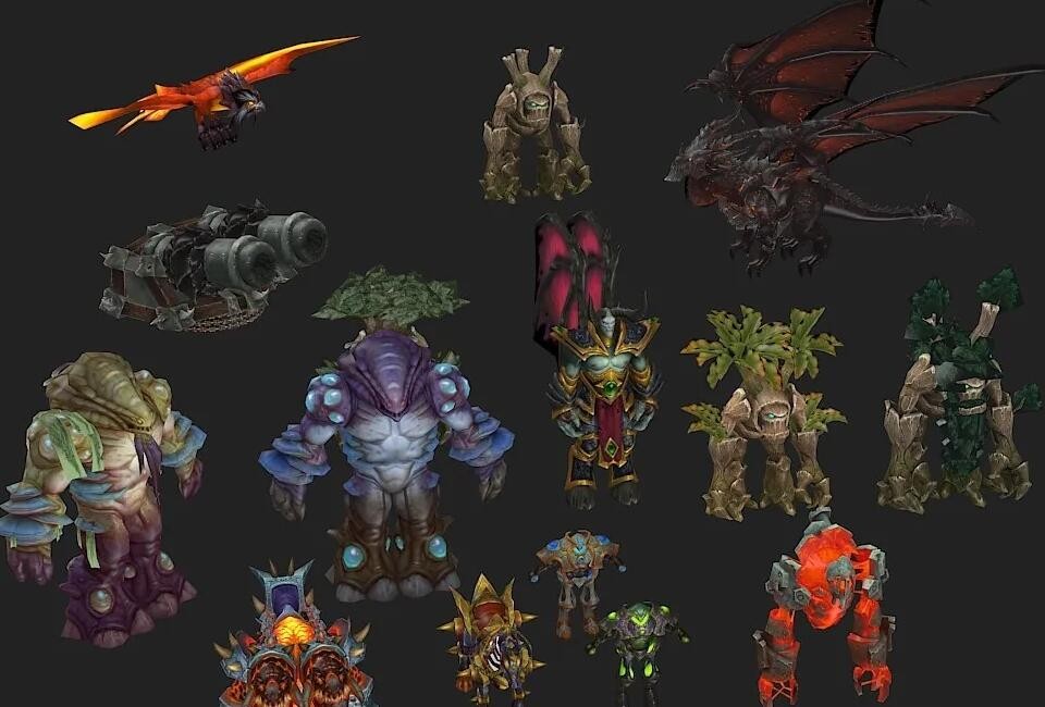 魔兽世界3D游戏模型
