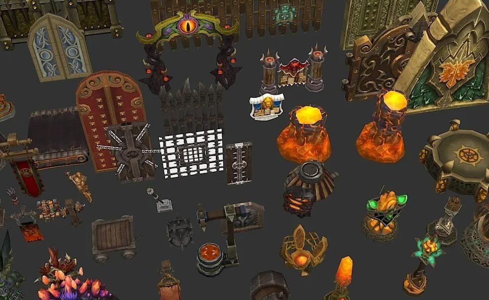 魔兽世界3D游戏模型