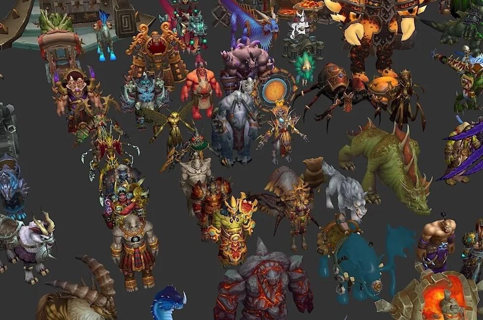 魔兽世界3D游戏模型
