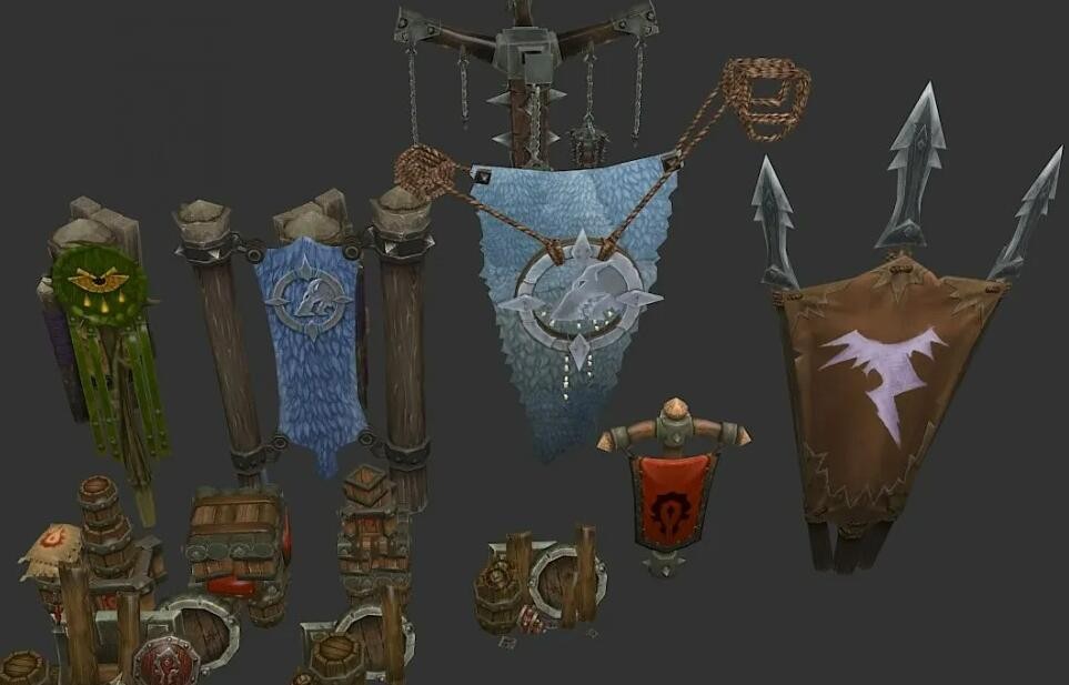 魔兽世界3D游戏模型