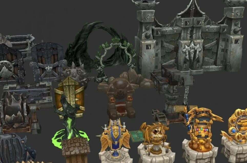 魔兽世界3D游戏模型