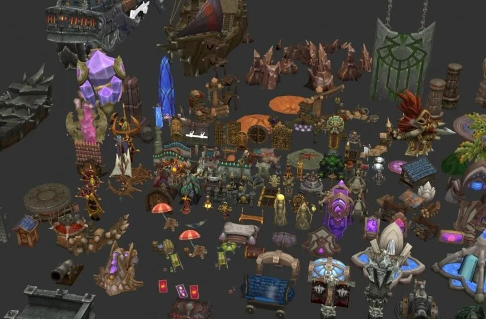 魔兽世界3D游戏模型