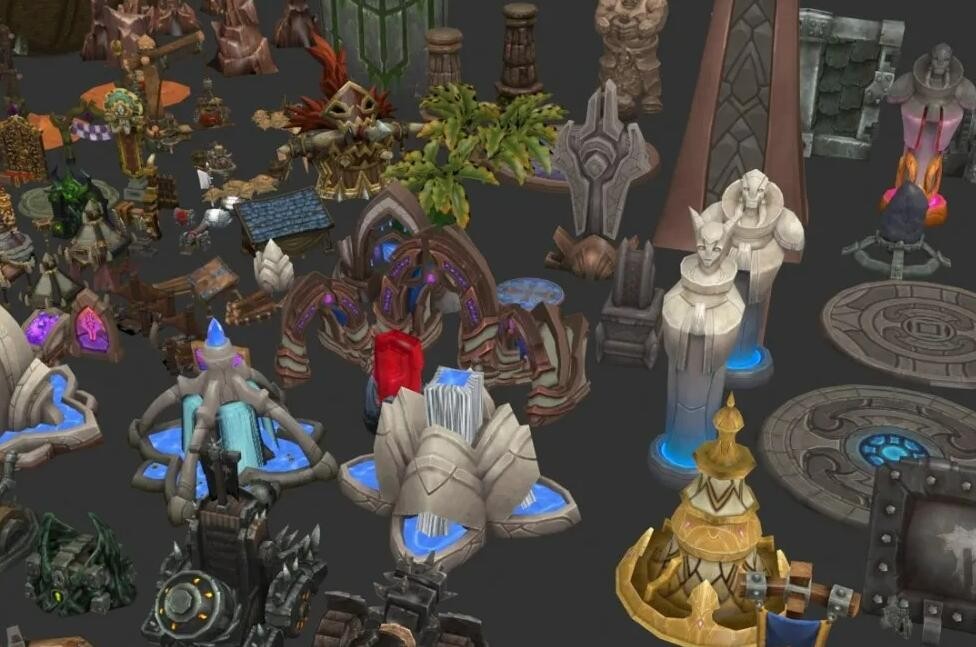 魔兽世界3D游戏模型