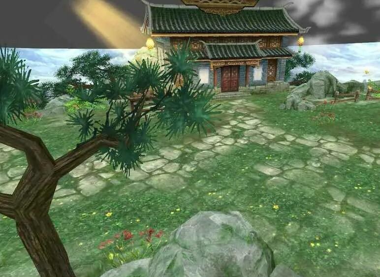 40多个写实精细武侠风写实场景带人物模型