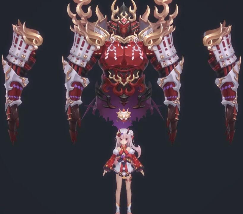 Aura Kingdom灵气王国 Q版游戏角色3D模型