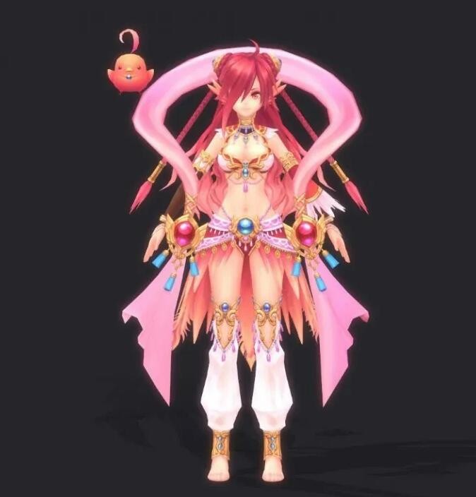 Aura Kingdom灵气王国 Q版游戏角色3D模型