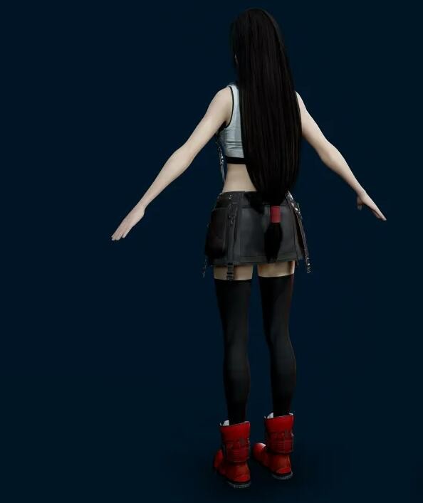 最终幻想7 重制版 美女角色模型大合集