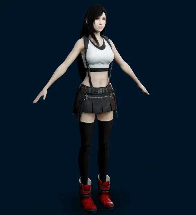 最终幻想7 重制版 美女角色模型大合集