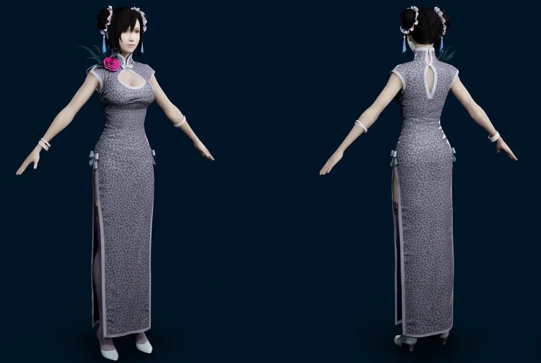 最终幻想7 重制版 美女角色模型大合集