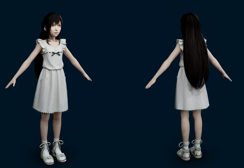 最终幻想7 重制版 美女角色模型大合集