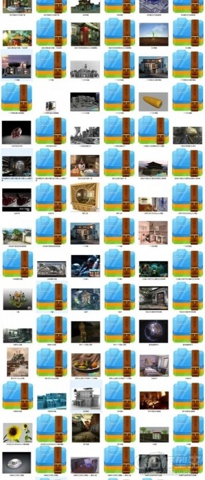 个人精心整理收集MAYA模型场景1000多个，有需要的下载吧，绝对超值。