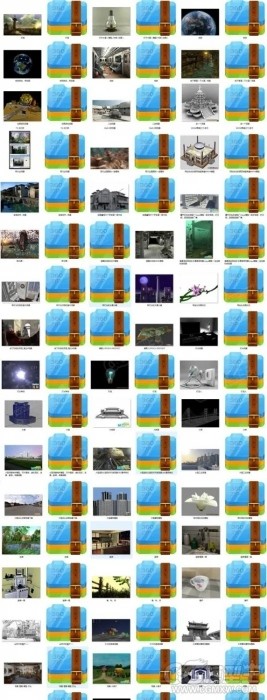 个人精心整理收集MAYA模型场景1000多个，有需要的下载吧，绝对超值。
