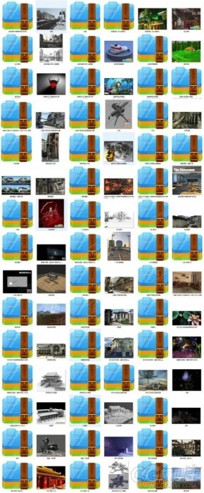个人精心整理收集MAYA模型场景1000多个，有需要的下载吧，绝对超值。