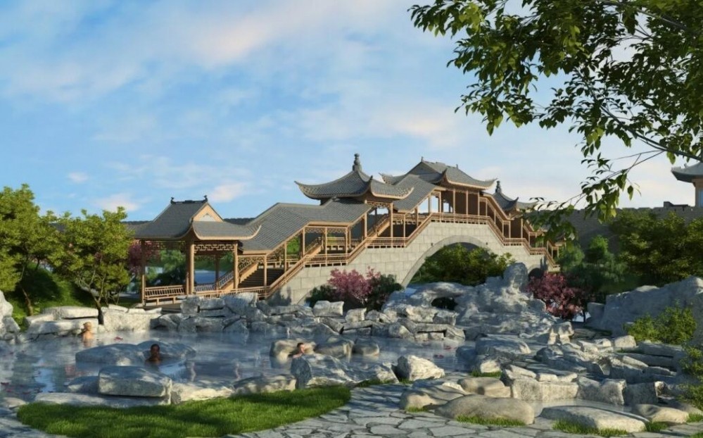 古建长廊3d模型下载 3D模型免费下载