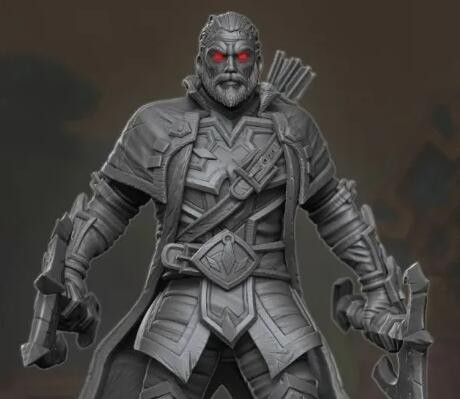 魔兽世界NPC纳萨诺斯·凋零者3D打印模型