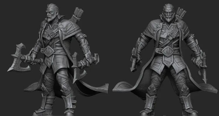 魔兽世界NPC纳萨诺斯·凋零者3D打印模型