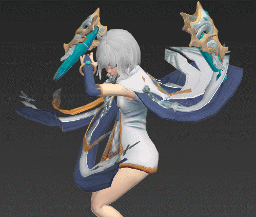 神魔美女游戏角色模型
