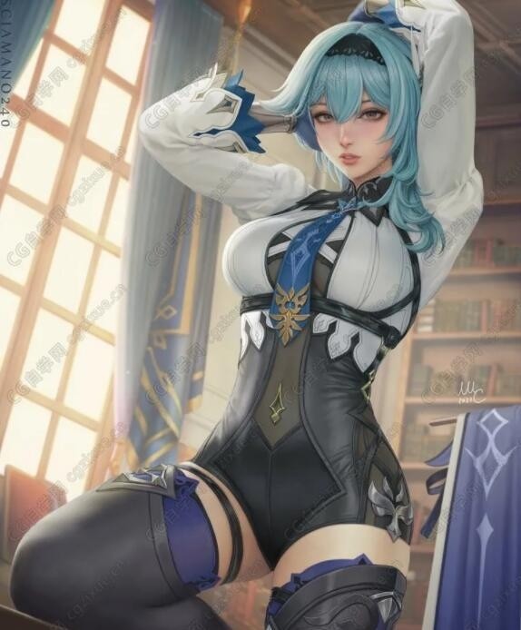 清纯可爱画面绚丽 Sciamano240画师21.8月cg插画作品 300P