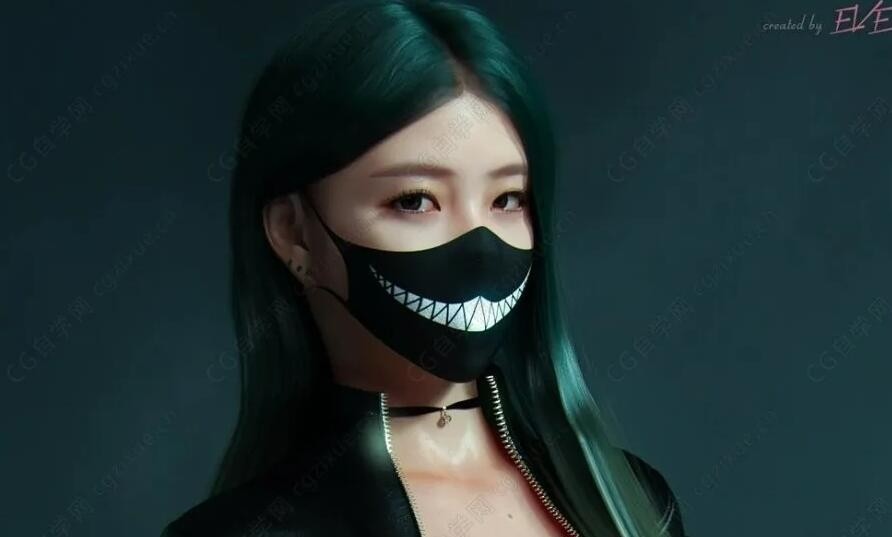 【超写实3D渲染作品】韩国画师 EVE 作品欣赏