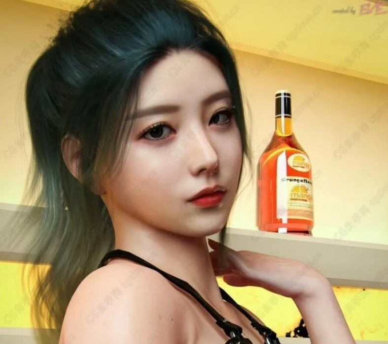 【超写实3D渲染作品】韩国画师 EVE 作品欣赏