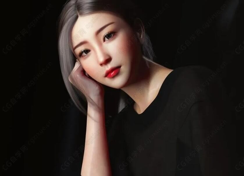 【超写实3D渲染作品】韩国画师 EVE 作品欣赏