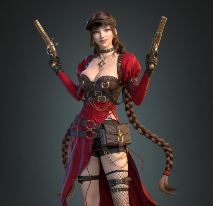 一些不错的人物CG作品