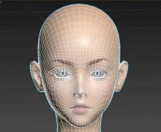 清纯美女3D模型 有需要的下载吧 物所超值。