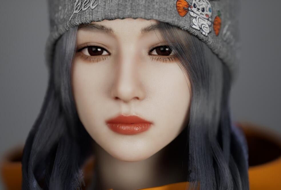 漂亮的妹子模型作品