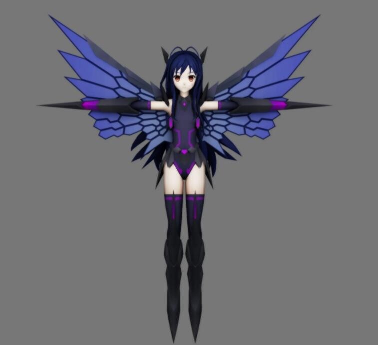 加速世界 黑雪姬3d模型