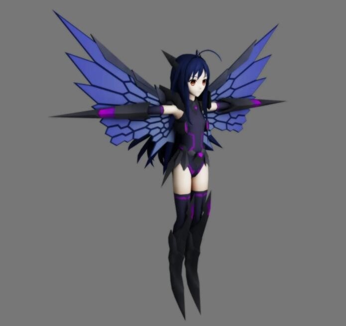 加速世界 黑雪姬3d模型