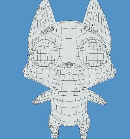 卡通狐狸3d模型