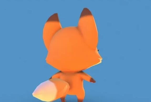 卡通狐狸3d模型
