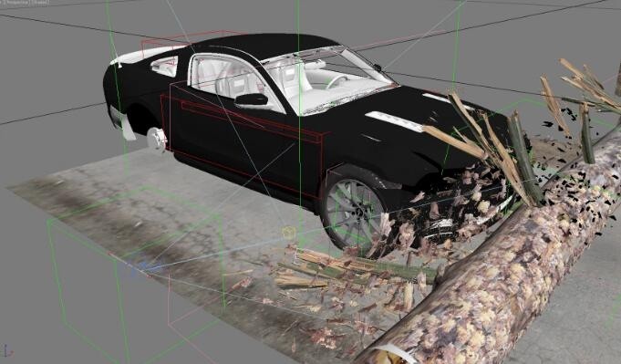 汽车碰撞破碎效果制作教程