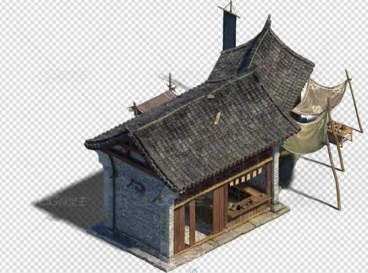 3转2游戏场景模型