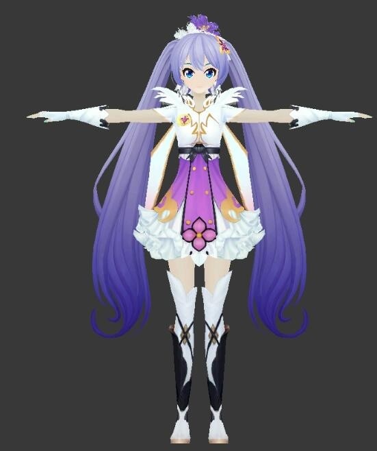 初音未来 人物模型 二次元 卡通