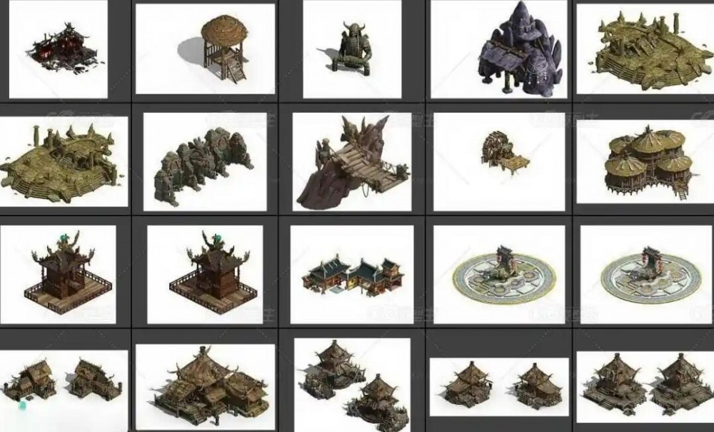 【山海创世录】模型、动画、地图、原画、整套工程合集。