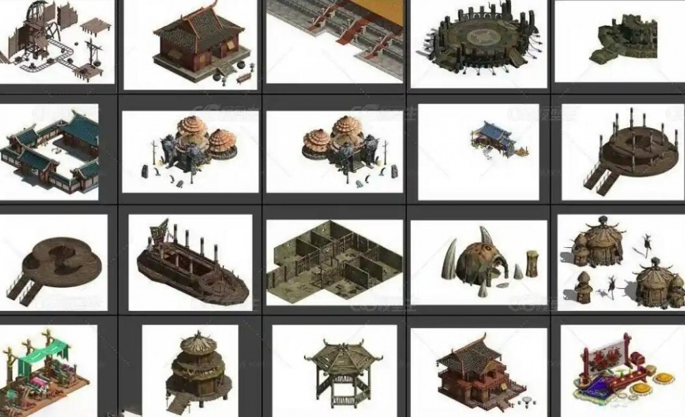 【山海创世录】模型、动画、地图、原画、整套工程合集。