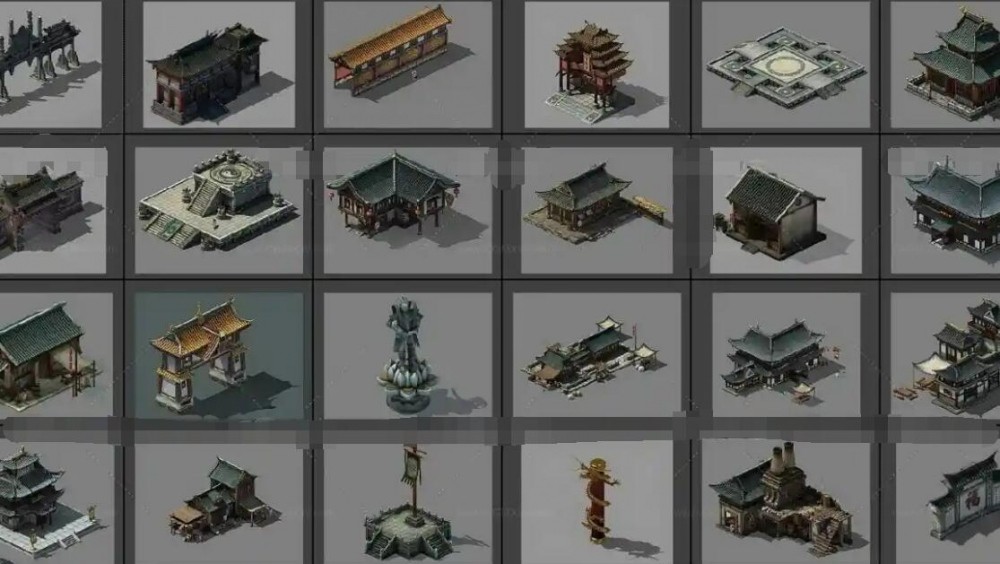 【山海创世录】模型、动画、地图、原画、整套工程合集。