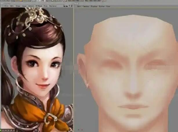3D游戏角色手绘制作视频教程