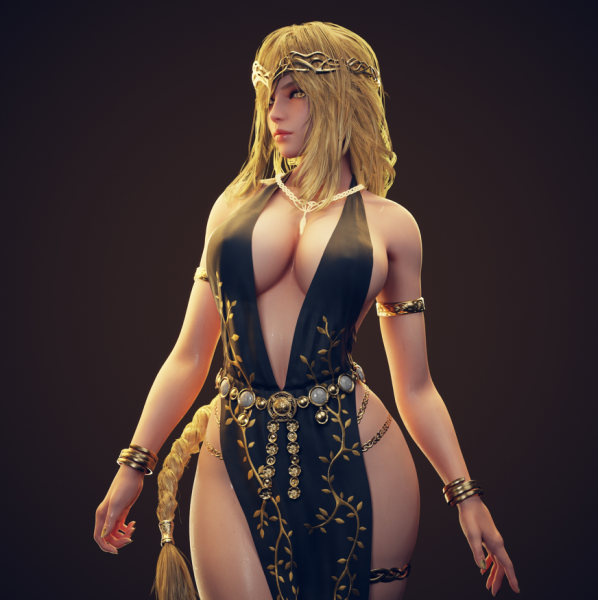 Elden ring玛丽卡女王（虚幻，max，zbrush，blender等可用）